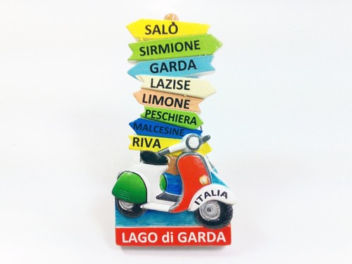 Gardasee poly magnet souvenir - gardasee,