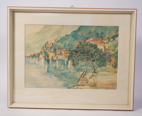 Original vintage aquarell - original, h