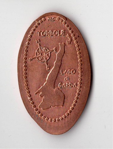 Elongated coin italien - elongated,