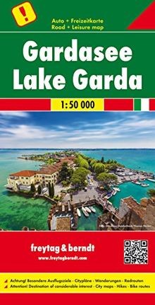 Gardasee autokarte 50 - gardasee,, 1:50.000