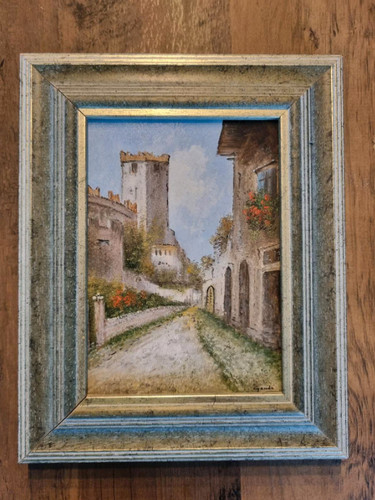öl auf kupfer ganda castello - auf,