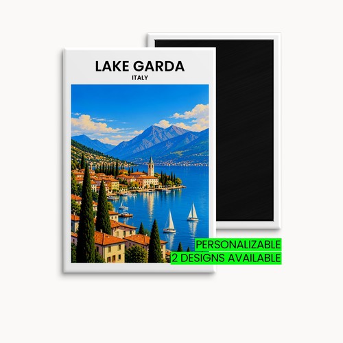 Gardasee kühlschrankmagnet - gardasee,