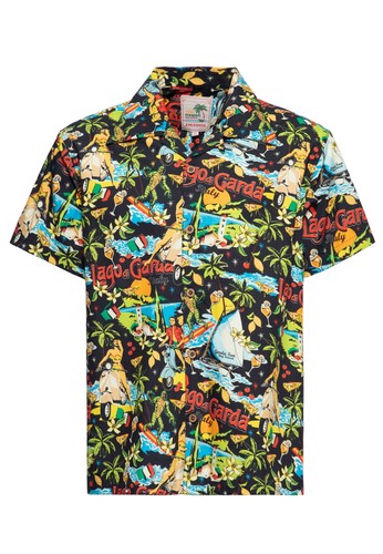 King kerosin herren hawaiihemd - king,