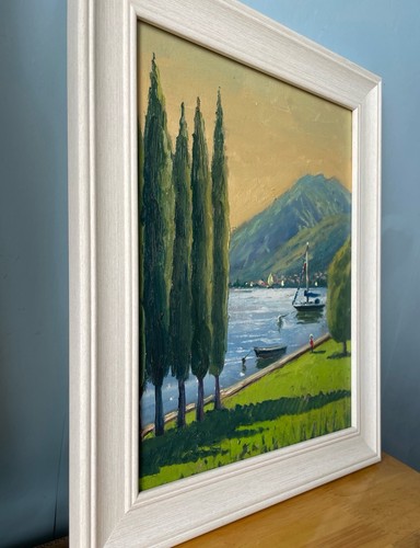 Blick auf den gardasee - auf,