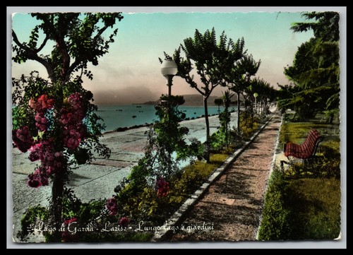 Ansichtskarte lazise lago di - ansichtskarte,