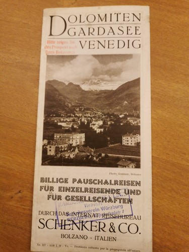 Prospekt dolomiten gardasee - "dolomiten,